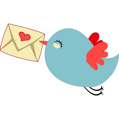 Bird with Envelope ID: 1606318369807 - Cut Ready SVG Gallery