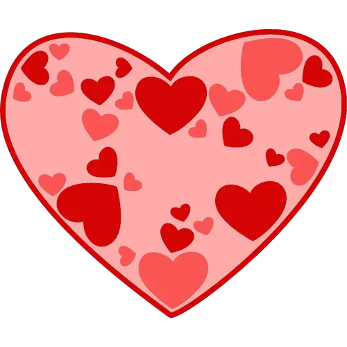 Hearts In A Heart ID: 1642905875653 - Cut Ready SVG Gallery
